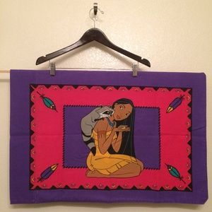 POCAHONTAS Vintage Disney Pillowcase Double Sided